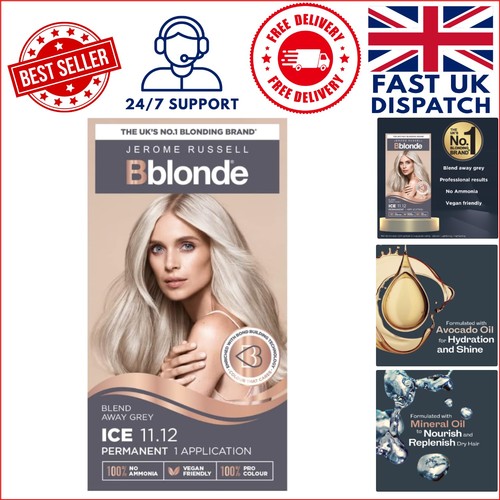 Permanent ice blonde hair - ice,